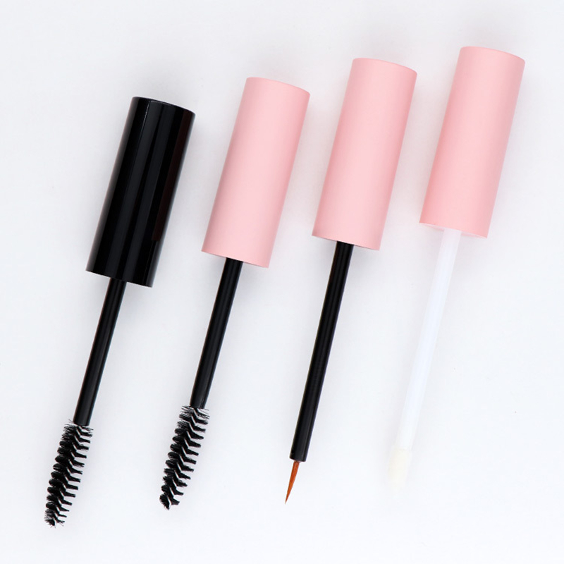 10ml Plastic Empty Pink Lip Gloss,Mascara, Fiber Tube, Eyeliner Tube, Hair Finishing,Eyelash Tube Bottle Cosmetic Containers