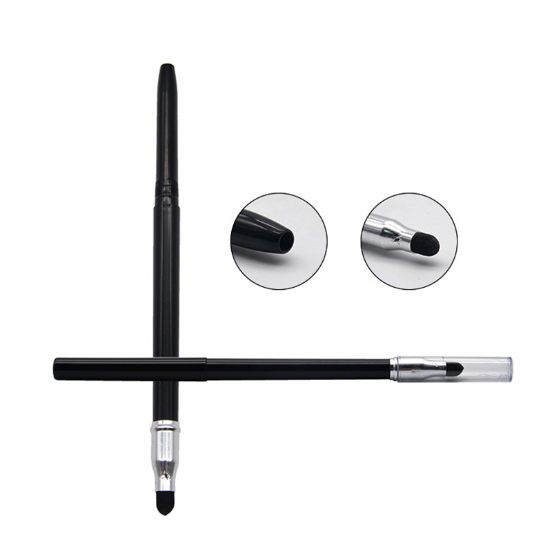 Custom Round Double headed Eyebrow Pencil With Eyebrow Powder Empty Tube Multi-purpose Cosmetic Packaging